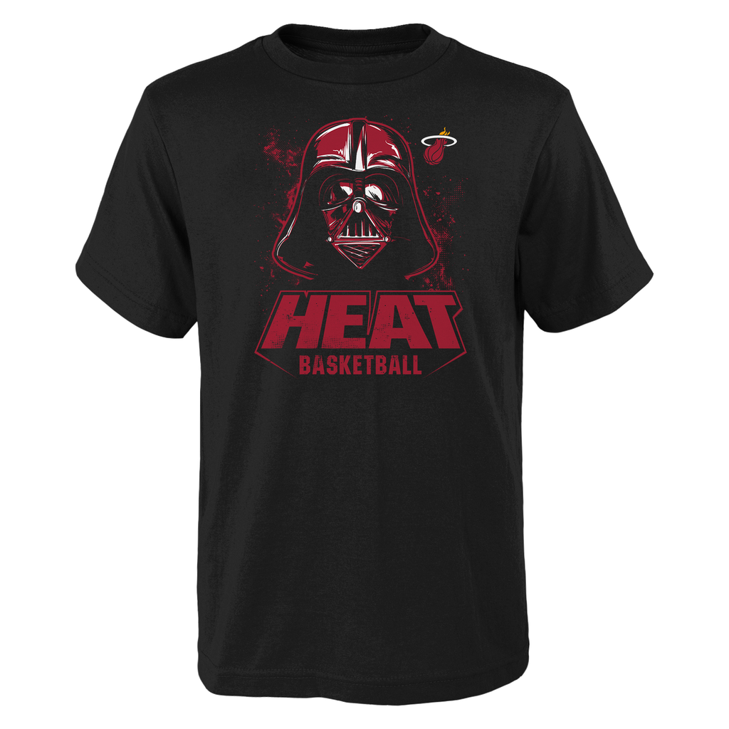 Miami HEAT Star Wars Vader Rising Youth Tee KIDSTEE OUTERSTUFF    - featured image