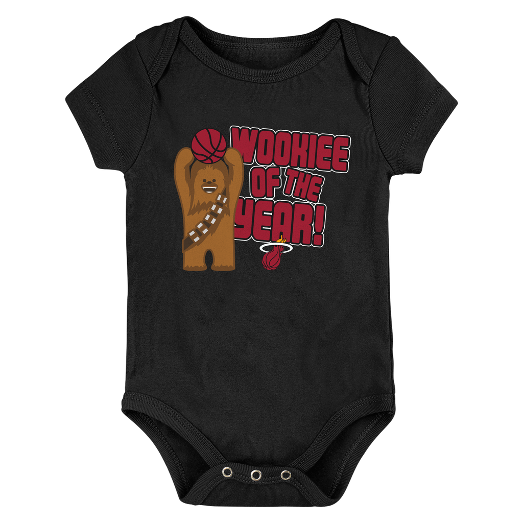 Miami HEAT Star Wars Wookie Of The Year Infant Onesie KIDS INFANTS OUTERSTUFF    - featured image