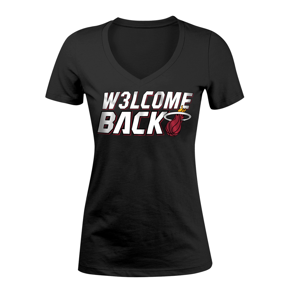 New ERA Miami HEAT Women's Welcome Back Wade Tee WOMENS TEES 5TH AND OCEAN    - featured image
