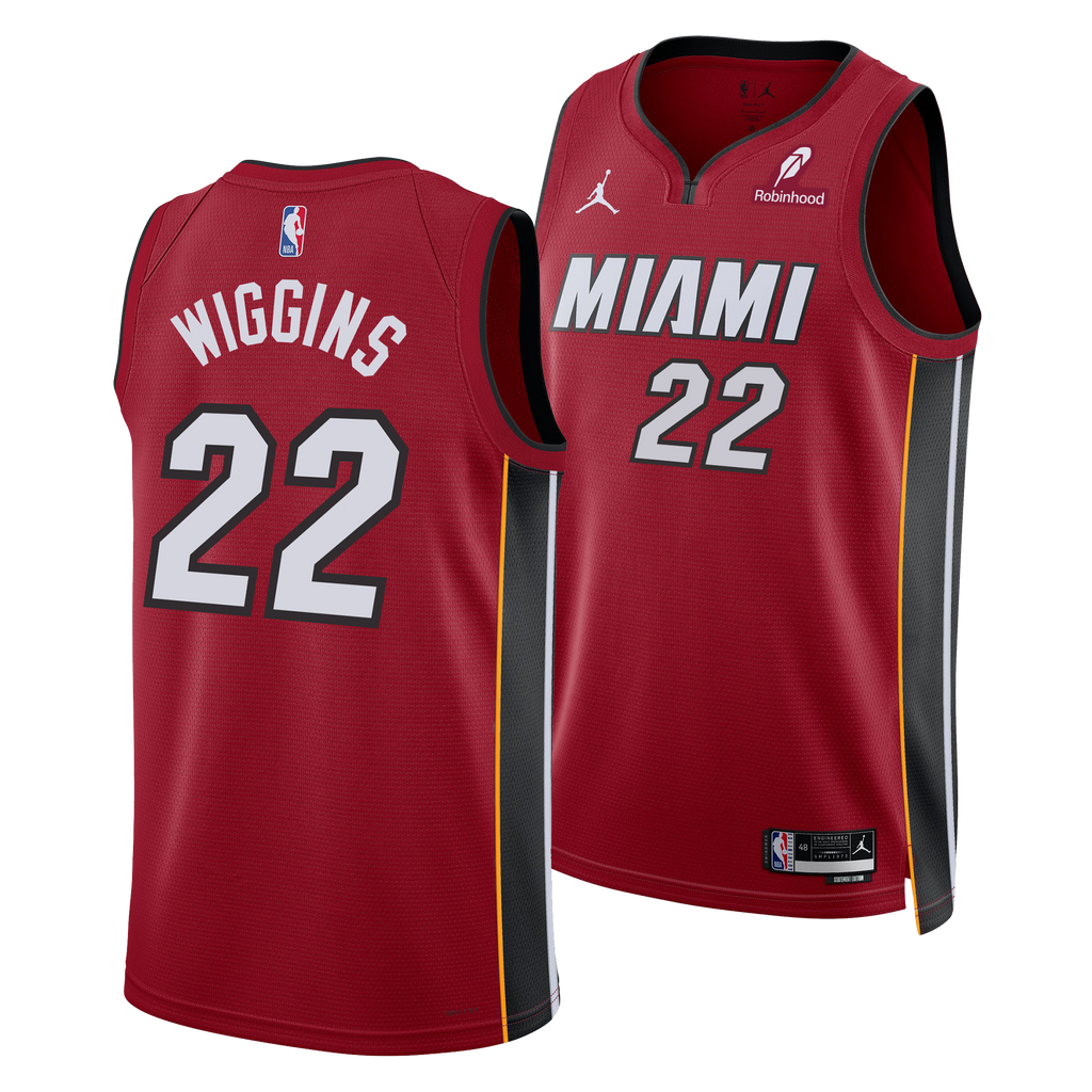 Andrew Wiggins Miami Heat Statement Red Jersey