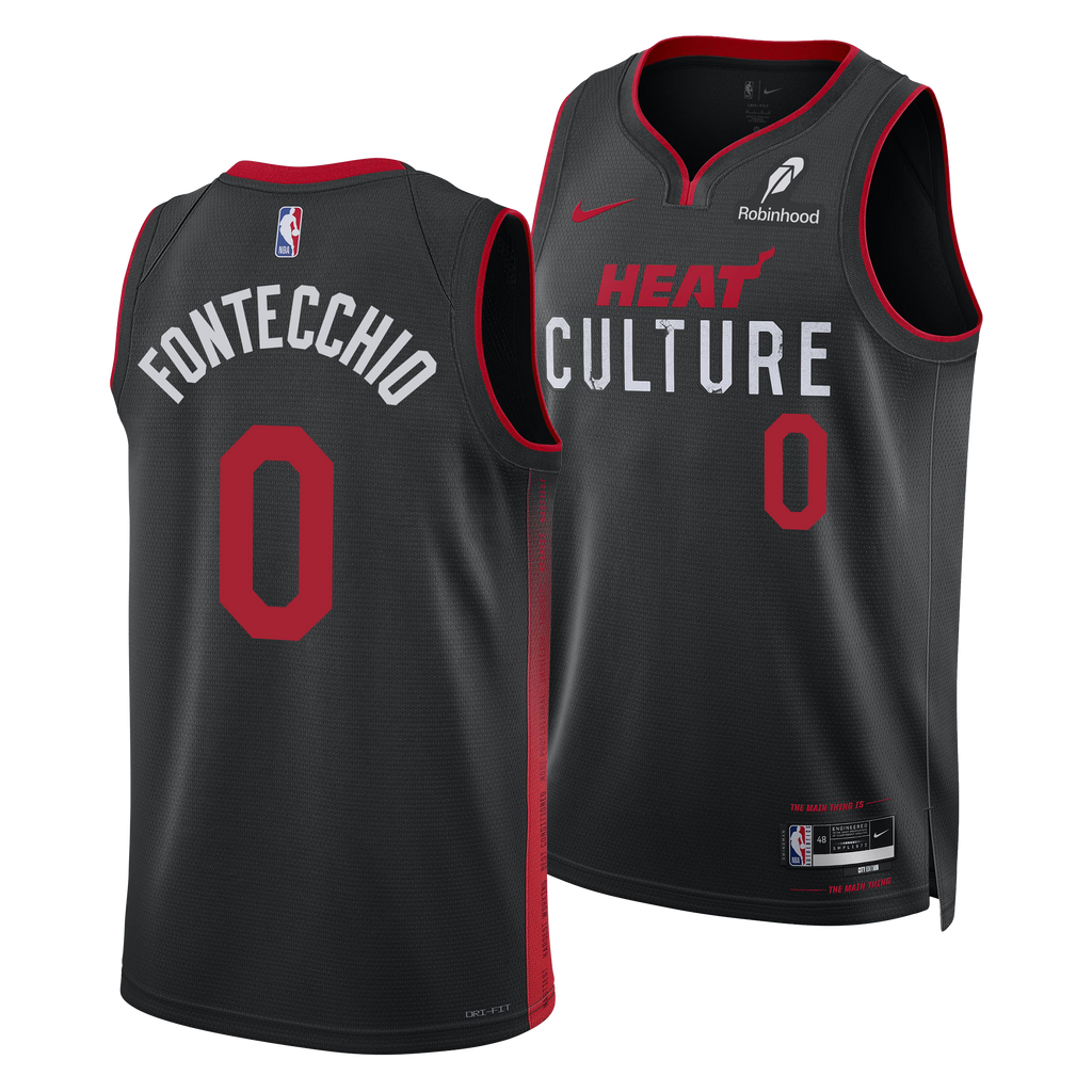 Simone Fontecchio Nike HEAT Culture Swingman Jersey | Miami HEAT