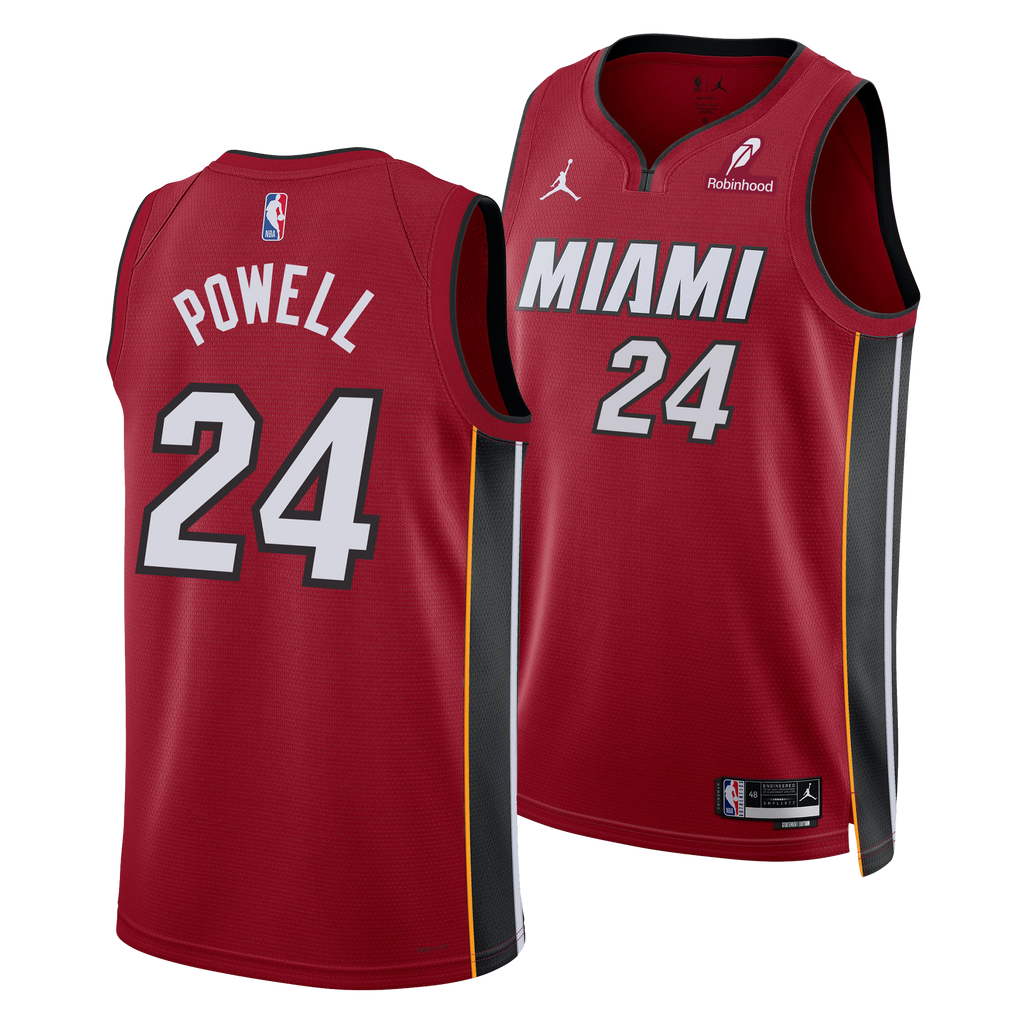 Norman Powell Miami Heat Statement Red Swingman Jersey