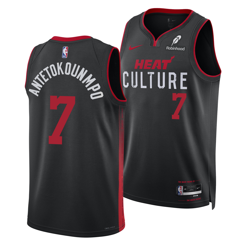 Giannis Antetokounmpo Nike HEAT Culture Swingman Jersey