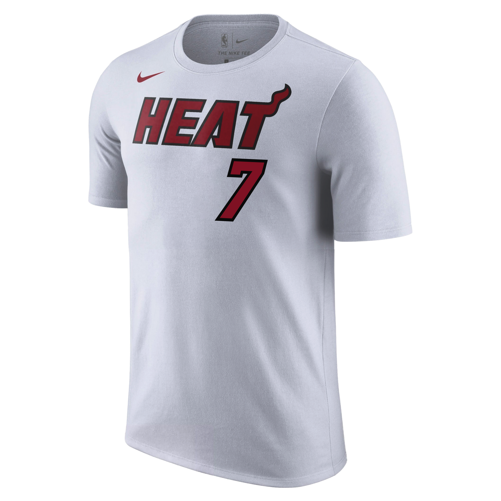 Show your support for the Miami Heat with the Giannis Antetokounmpo Nike Miami HEAT Association White Name & Number Tee. This white Nike T-shirt features bold screen print graphics, including 