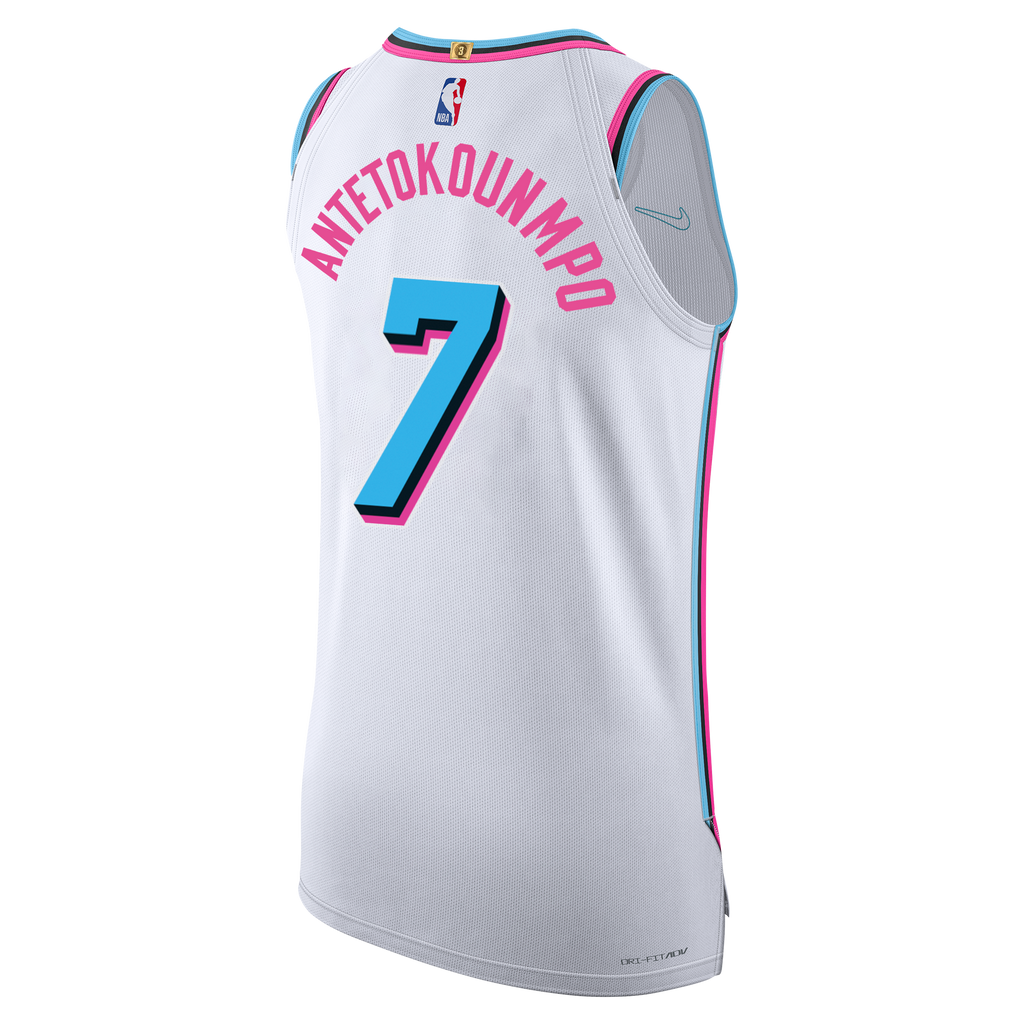 Giannis Antetokounmpo Nike Original Vice Authentic Jersey |Miami