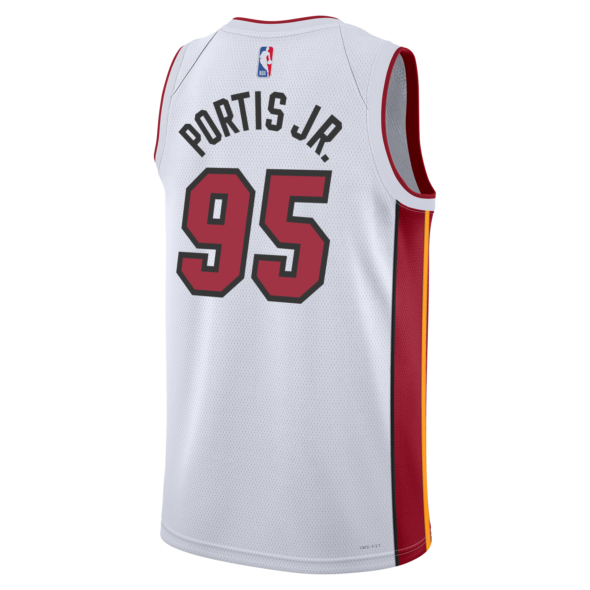 Bobby Portis Jr. Nike Miami HEAT Association White Swingman Jersey