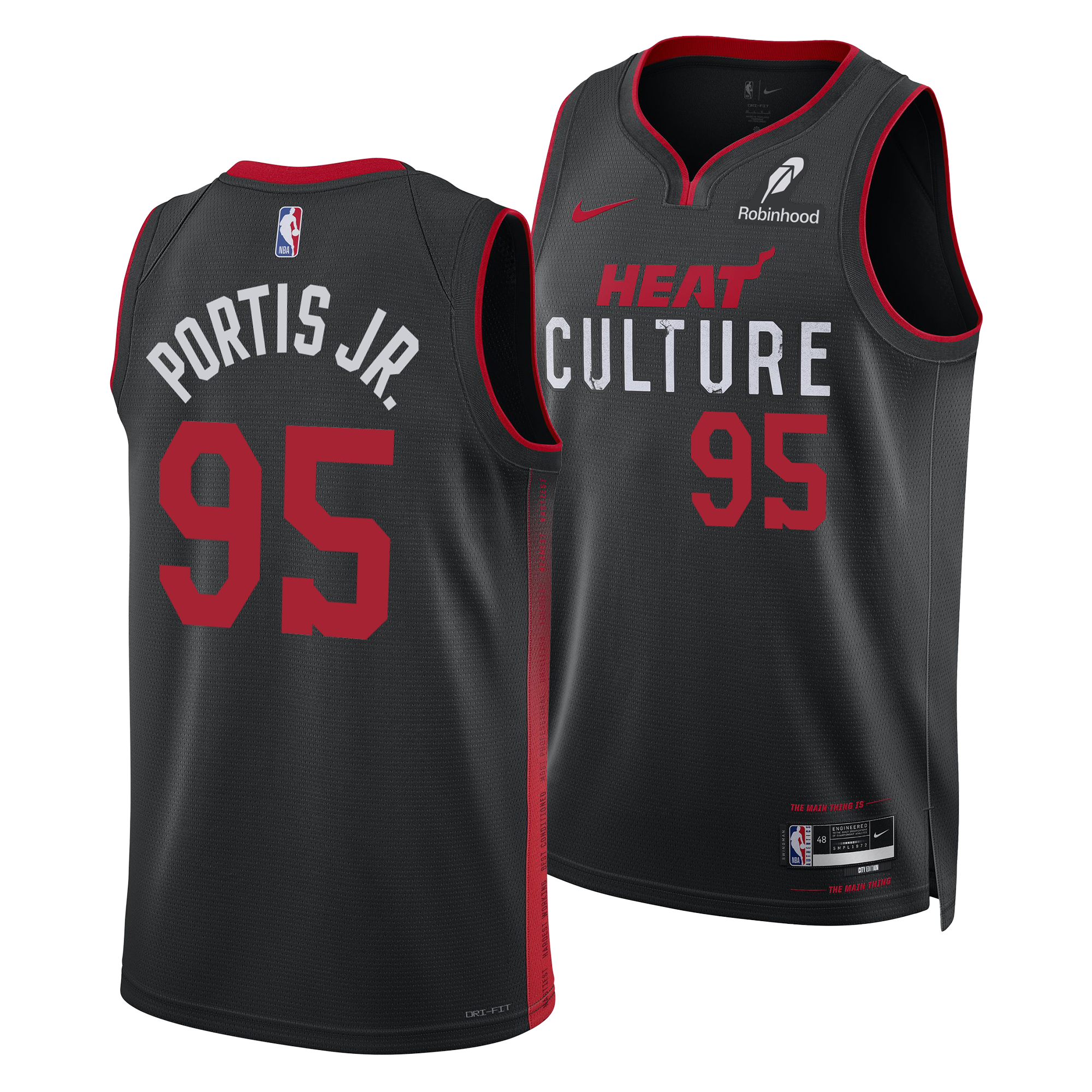 Bobby Portis Jr. Nike HEAT Culture Youth Swingman Jersey