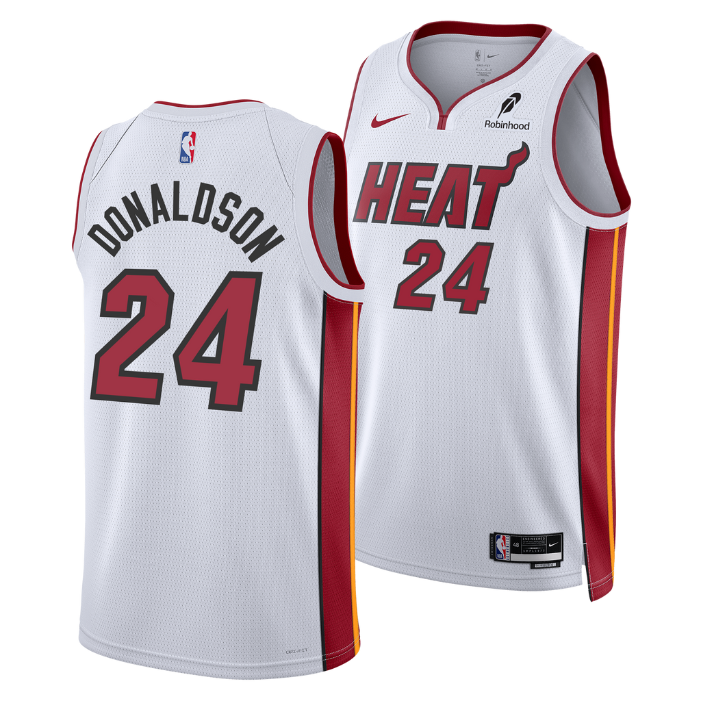 Tre Donaldson Nike Miami HEAT Association White Swingman Jersey