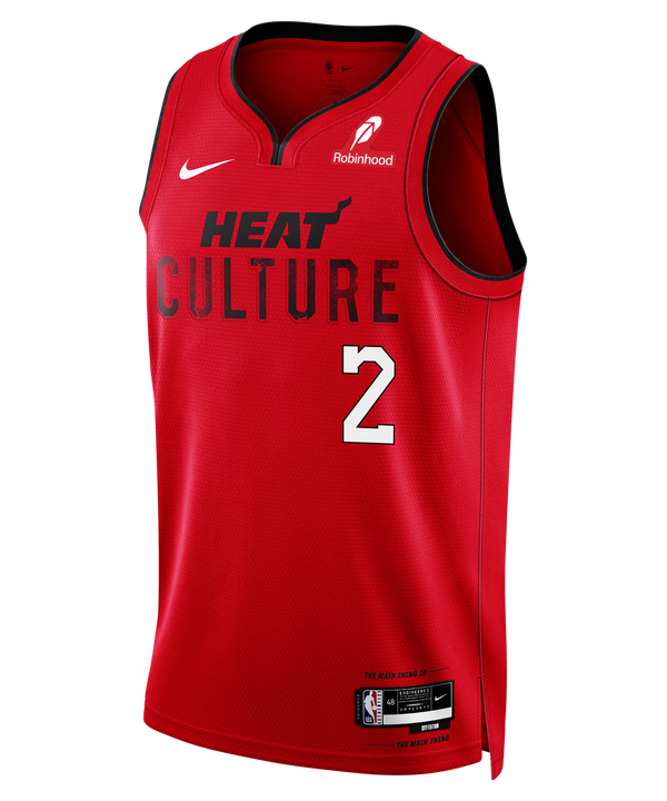 The Davion Mitchell Nike HEAT Culture: Blood Red Youth Swingman Jersey features 