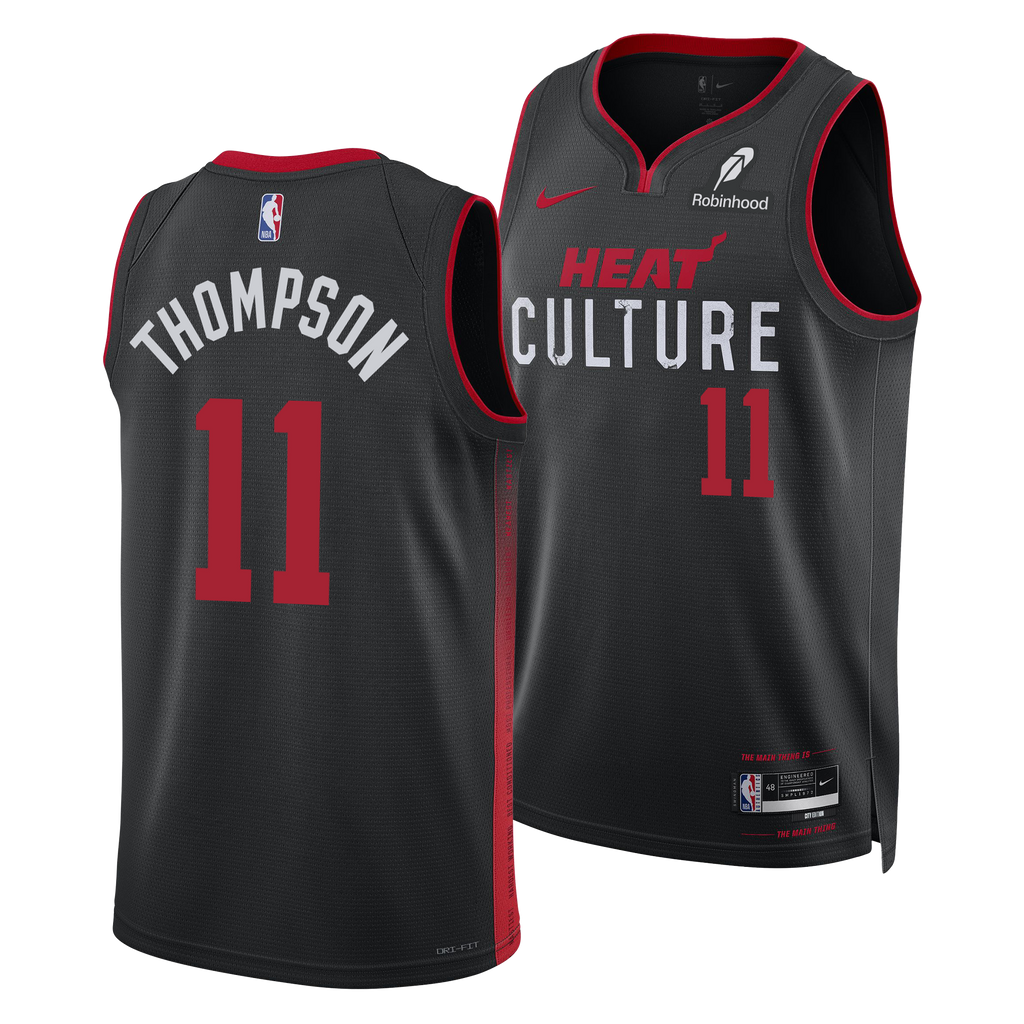 Klay Thompson Nike HEAT Culture Swingman Jersey |Miami HEAT| Jersey
