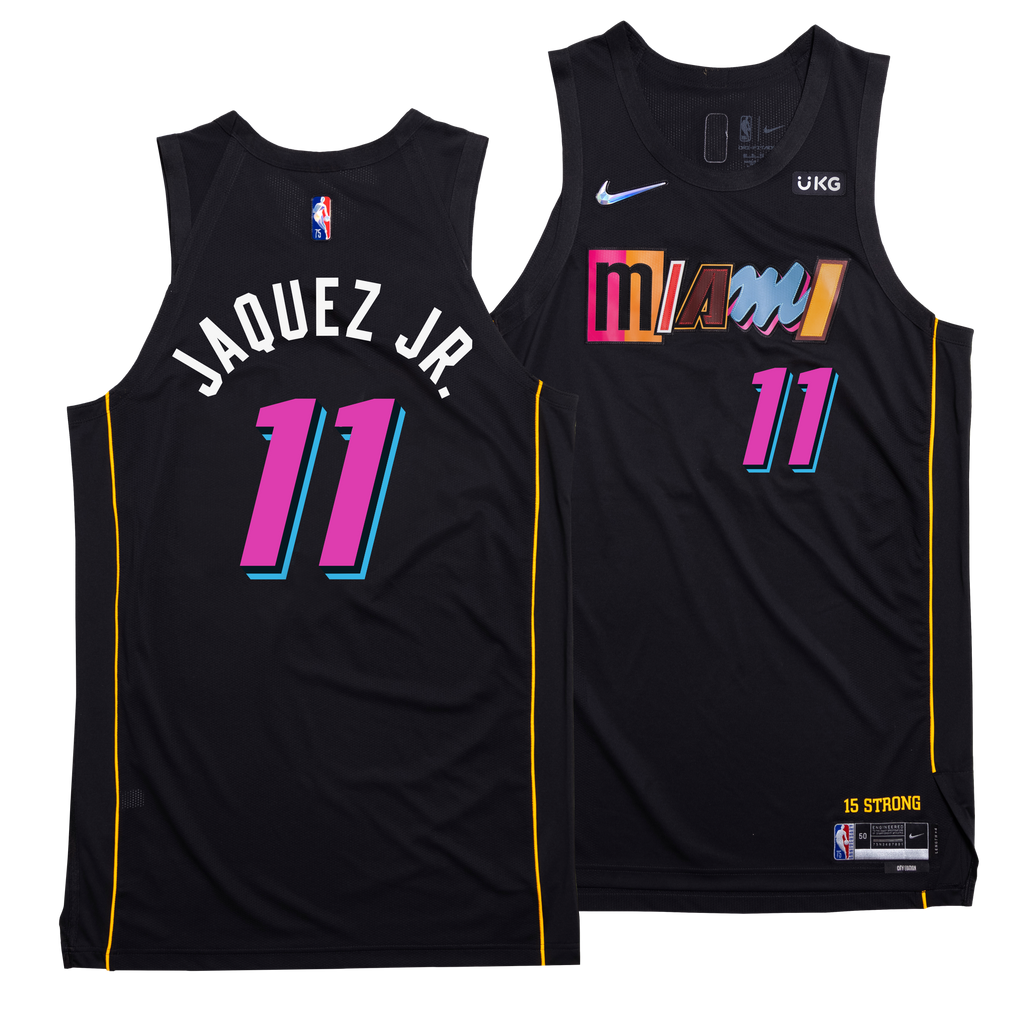 Jaime Jaquez Jr. Nike Miami Mashup Swingman Jersey MENS JERSEYS NIKE    - featured image