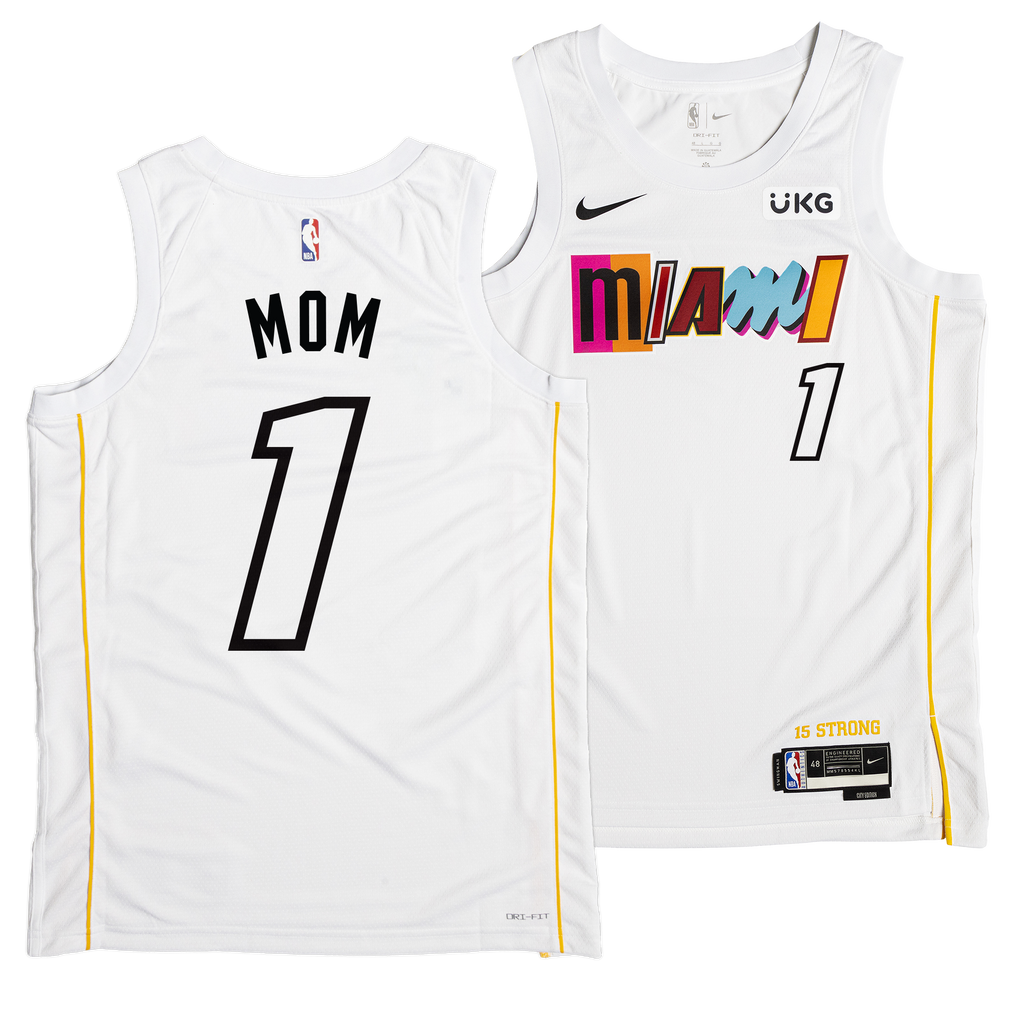 #1 Mom Nike Miami Mashup Vol. 2 Custom Swingman Jersey MENS JERSEYS NIKE    - featured image