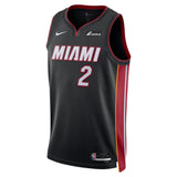 Terry Rozier III Nike Miami HEAT Icon Black Swingman Jersey - 1