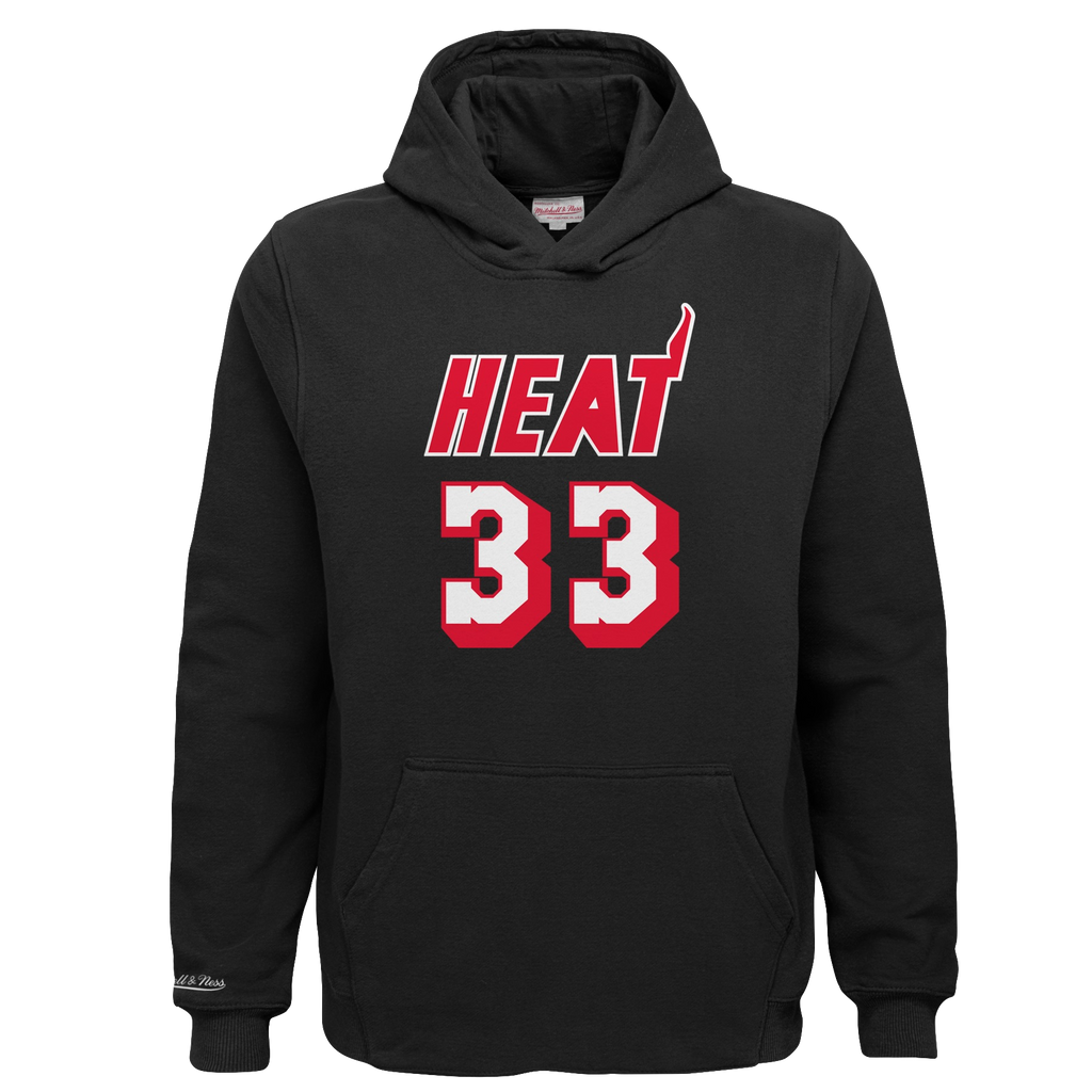 Alonzo Mourning Mitchell and Ness Name & Number Youth Hoodie KIDSTEE OUTERSTUFF    - featured image