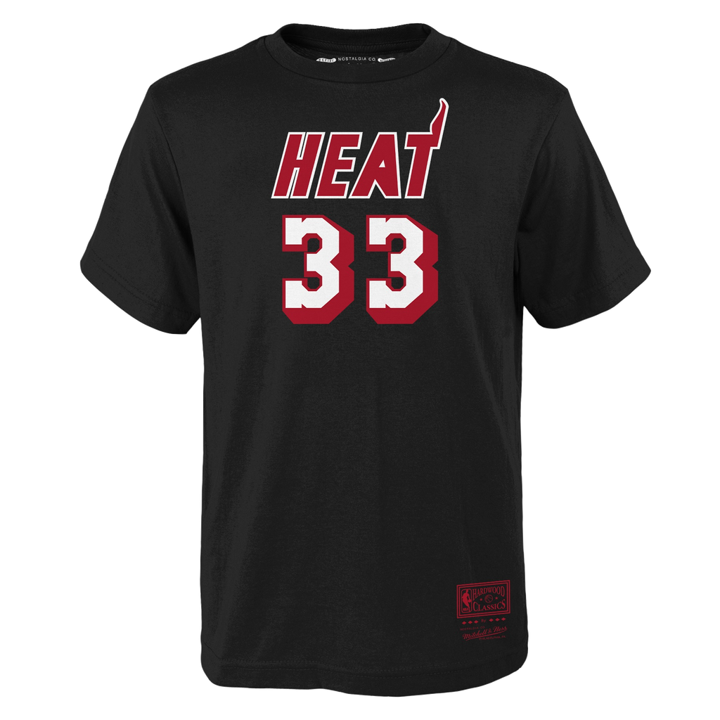 Alonzo Mourning Mitchell and Ness Name & Number Youth Tee KIDSTEE OUTERSTUFF    - featured image