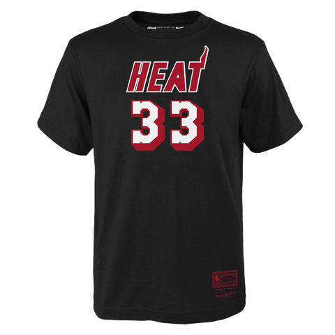 Alonzo Mourning Mitchell and Ness Name & Number Youth Tee
