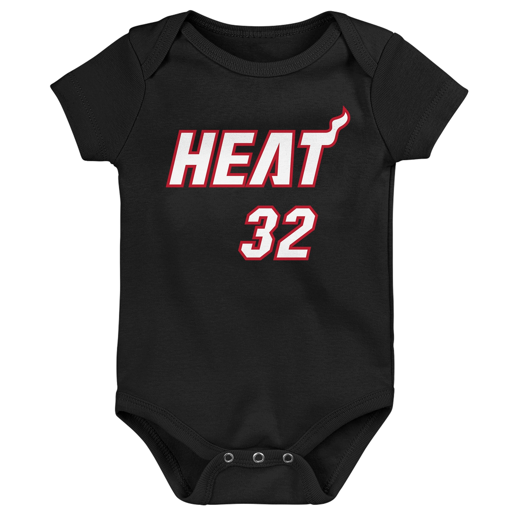 Shaquille O'neal Mitchell and Ness Miami HEAT Newborn Creeper KIDS INFANTS OUTERSTUFF    - featured image