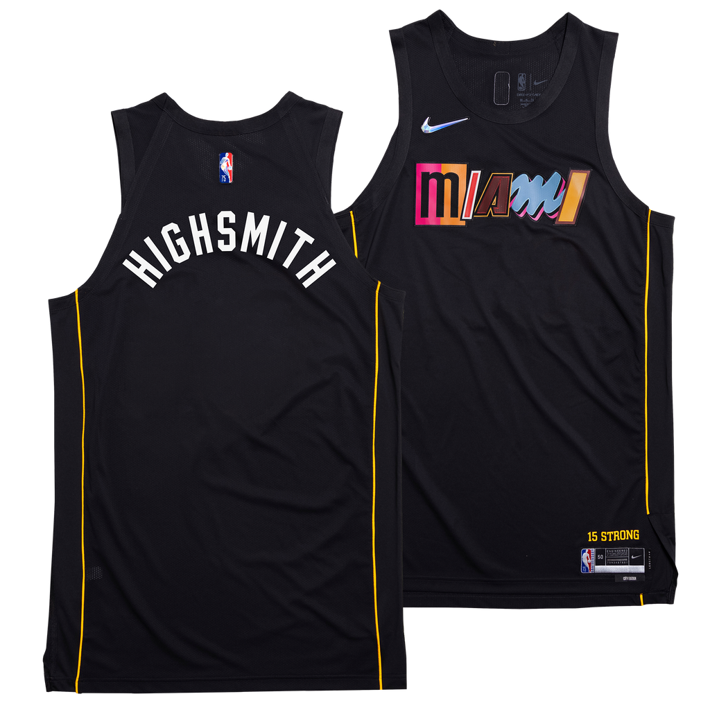 Haywood Highsmith Nike Miami HEAT Mashup Swingman Jersey - Custom Number Style - featured image