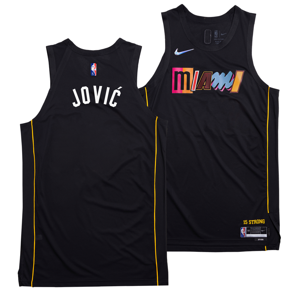 Nikola Jović Nike Miami HEAT Mashup Swingman Jersey - Custom Number Style MENS JERSEYS NIKE    - featured image