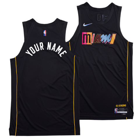 Nike Miami HEAT Mashup Swingman Jersey - Personalized