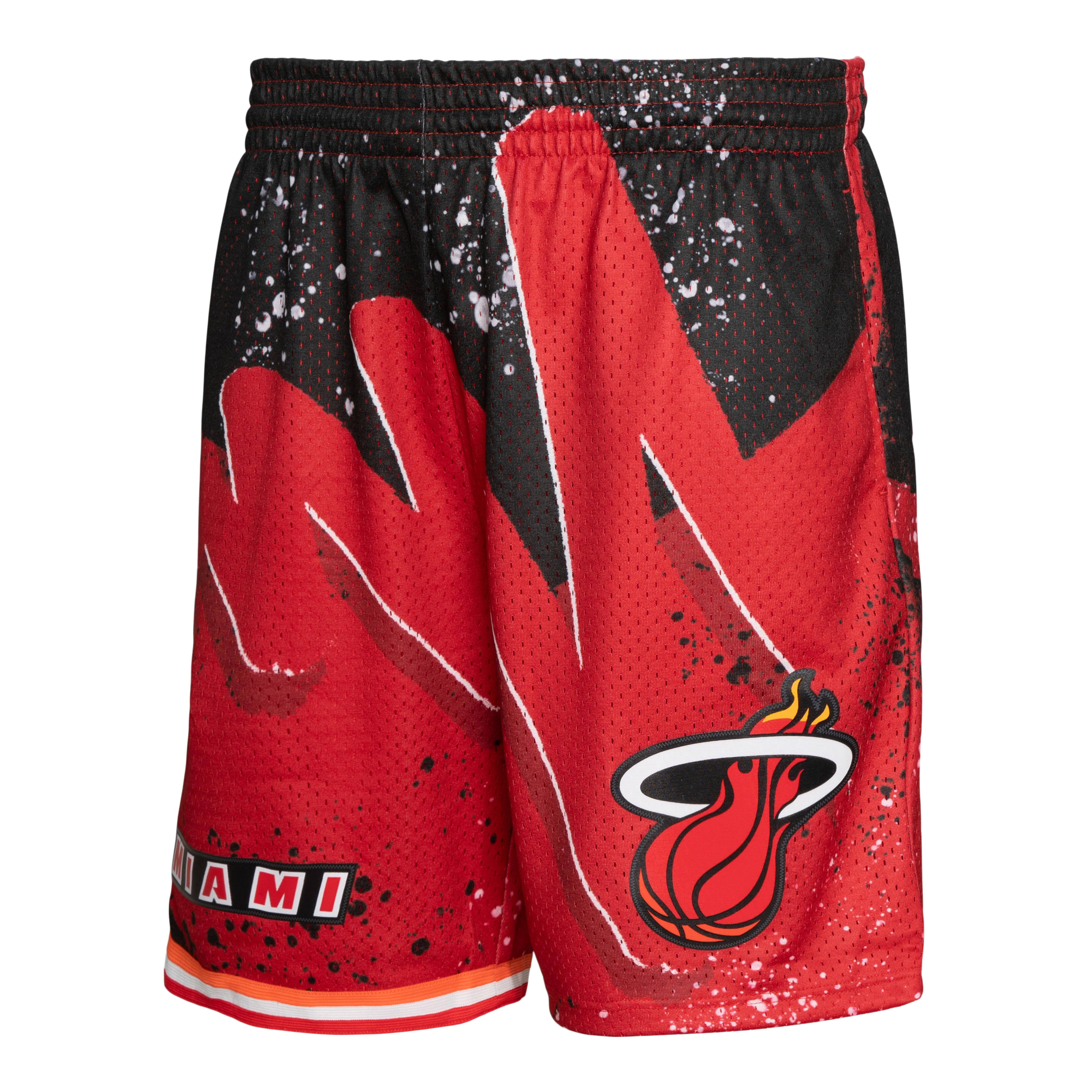 Miami heat deals shorts logo front