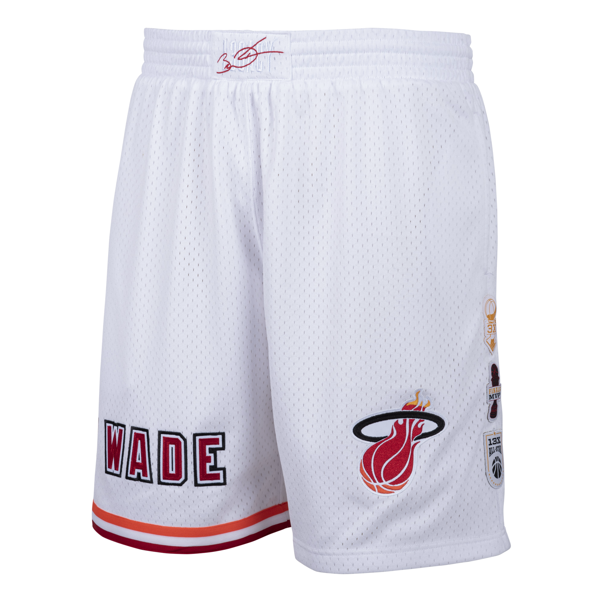 Dwyane Wade L3GACY White Shorts | Miami Heat | Shorts