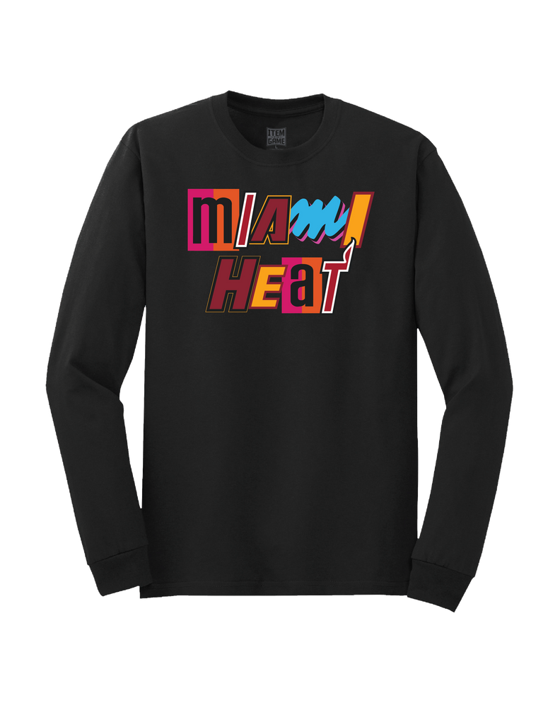 Miami Mashup Vol. 2 Long Sleeve Black Tee UNISEXTEE ITEM OF THE GAME    - featured image