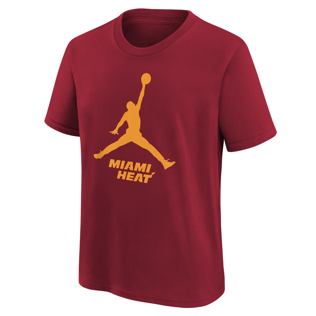 Jordan Brand Miami HEAT Red Youth Tee KIDSTEE OUTERSTUFF    - featured image