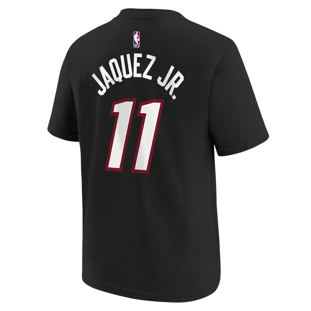 Jaime Jaquez Jr. Nike Black Youth Tee | Miami Heat