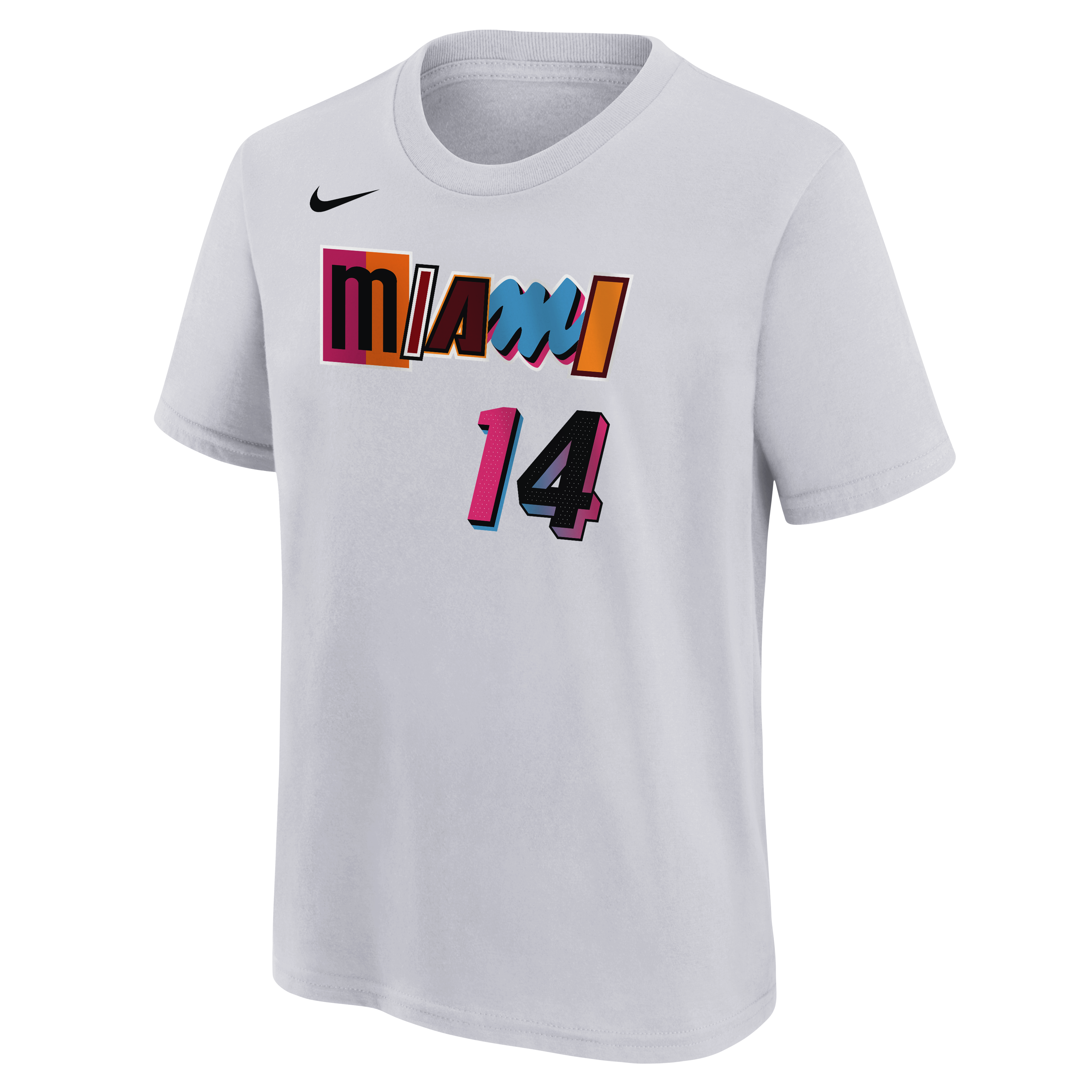 Tyler Herro Nike Miami Mashup Name And Number Youth Tee