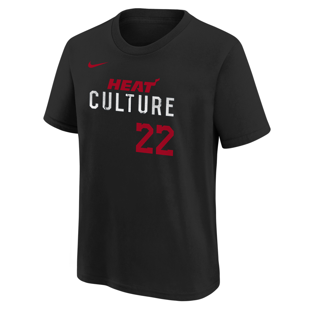Jimmy Butler Nike HEAT Culture Name & Number Youth Tee KIDSTEE OUTERSTUFF    - featured image