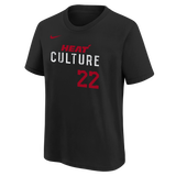 Jimmy Butler Nike HEAT Culture Name & Number Youth Tee - 1