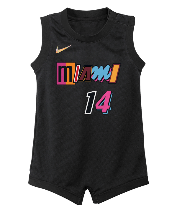 Tyler Herro Nike Miami HEAT Mashup Onesie Jersey Infant Jersey Nike   