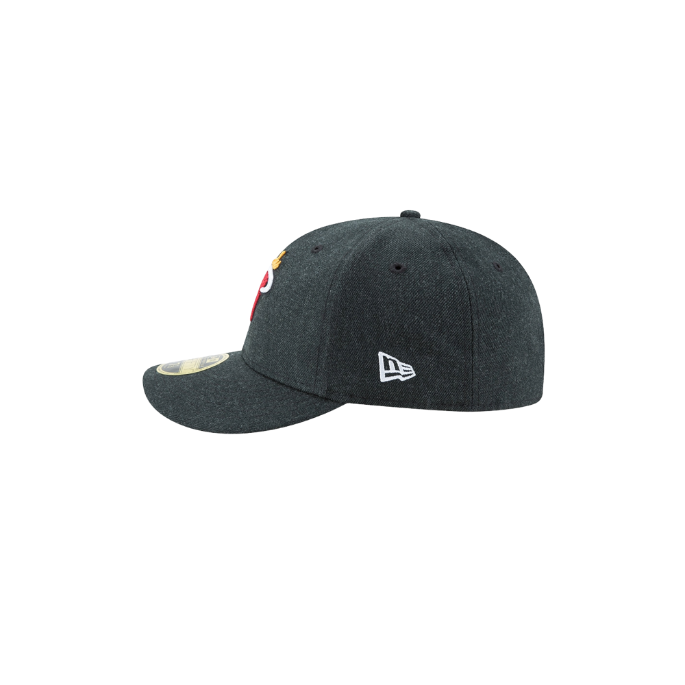 New Era Miami HEAT Heather Ace Fitted Fitted Hats New Era