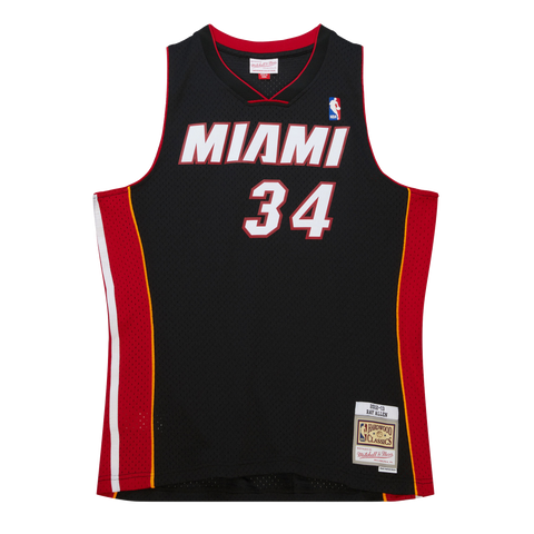 Ray Allen Mitchell & Ness Miami HEAT 2012-13 Swingman Jersey