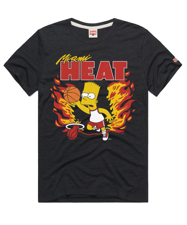 Homage Miami HEAT Bart Simpson Basketball Tee