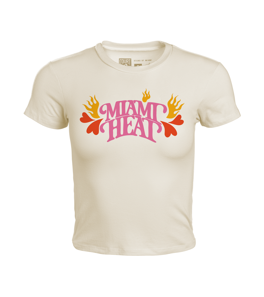 Court Culture Love and Fire Women's Tee|Miami HEAT|Tee Court Culture Love and Fire Women's Tee|Miami HEAT|Tee