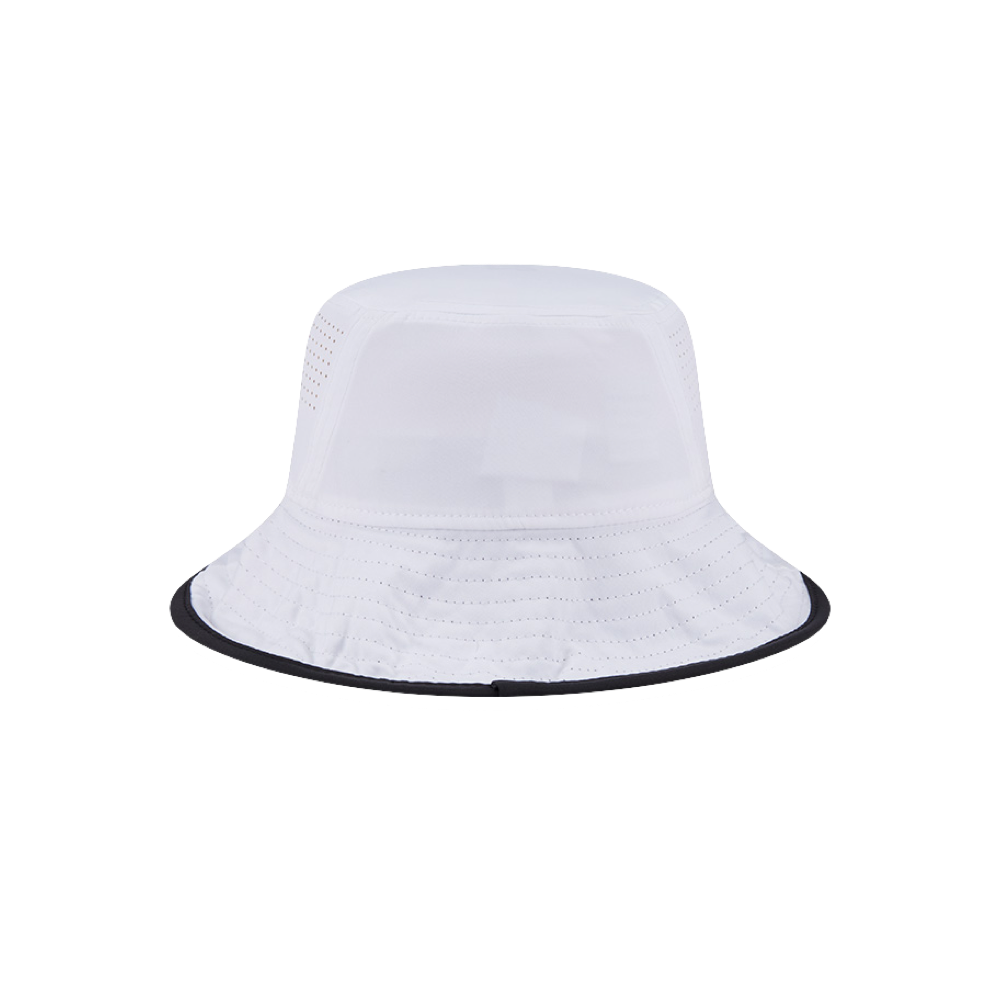 New Era Miami Heat White Bucket Hat Headwear