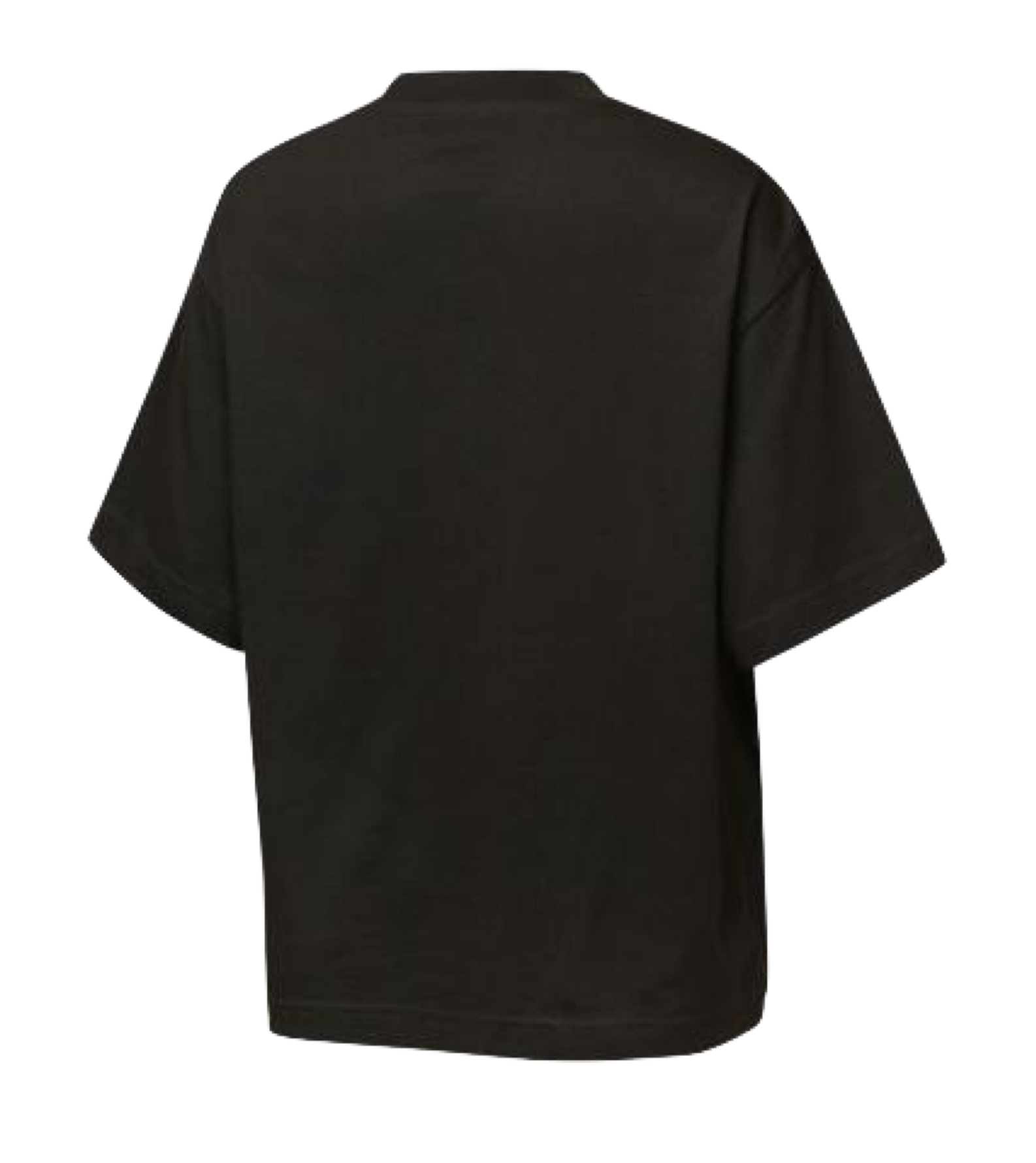 The Miami HEAT Ballin’ Youth Tee by Outerstuff is a plain black short-sleeve cotton T-shirt, shown from the back against a white background, featuring a standard fit and easy, machine washable care.