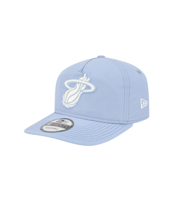 New Era Miami Heat Classic Black Trucker A Frame 9Forty Snapback Cap