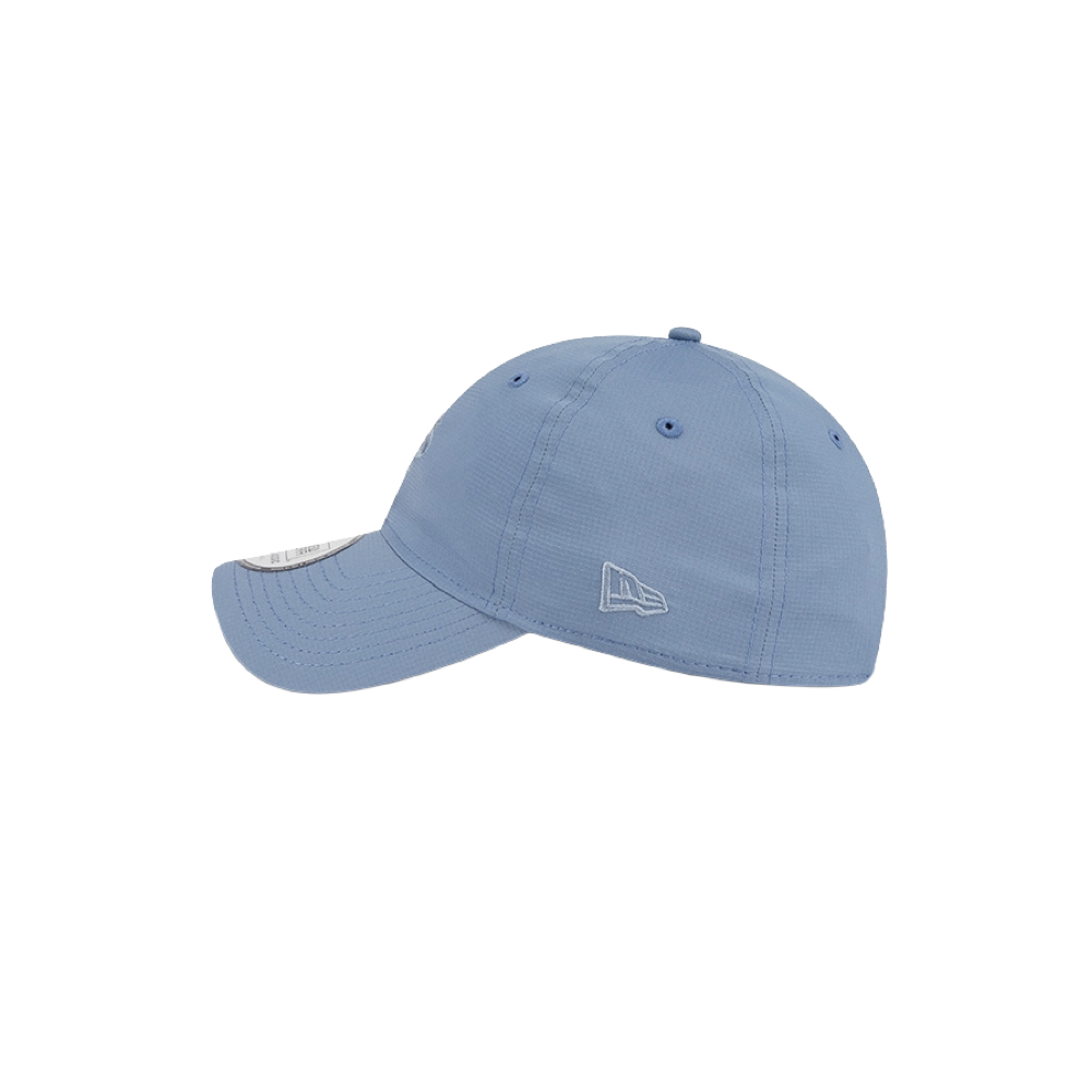 Blue ripstop dad hat with embroidered Miami HEAT logo and adjustable back strap. - New Era Miami HEAT Blue Ripstop Dad Hat