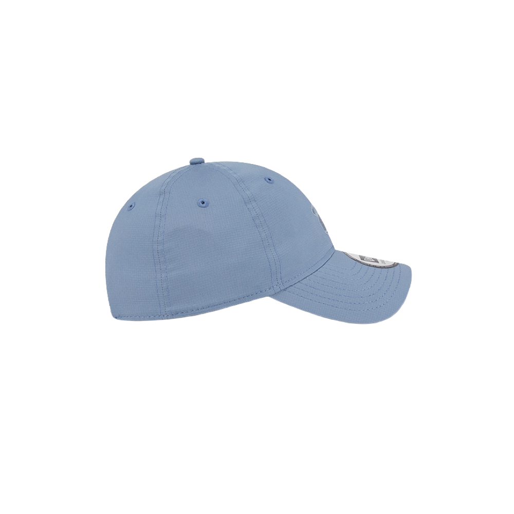 Light blue ripstop dad hat with adjustable strap and embroidered Miami HEAT logo on front. - New Era Miami HEAT Blue Ripstop Dad Hat