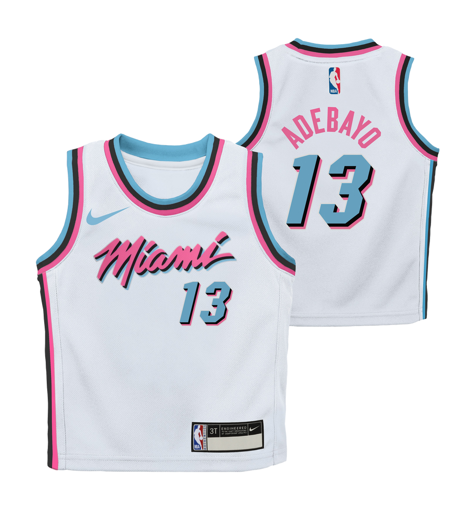 Bam Adebayo Nike Vice Kids Replica Jersey Miami Heat