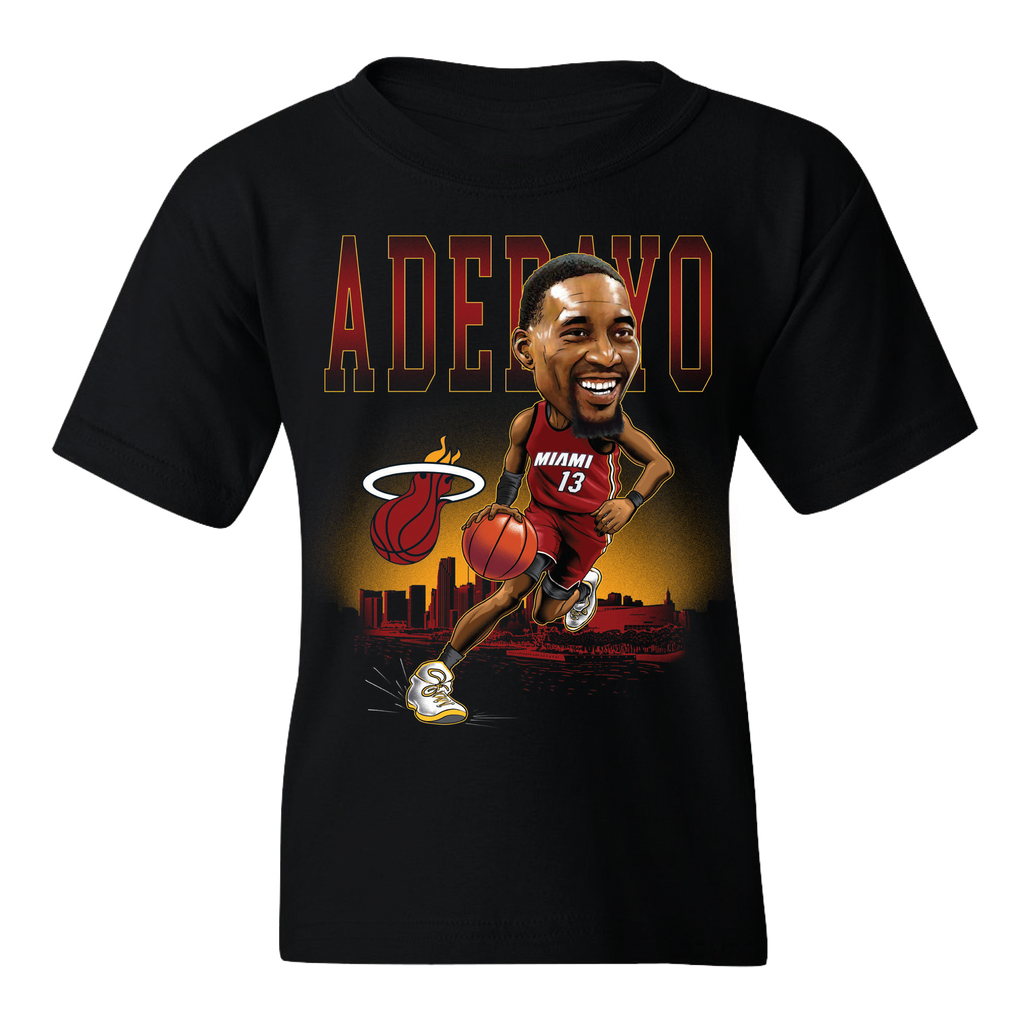Bam Adebayo Miami HEAT City View Youth Tee KIDSTEE ITEM OF THE GAME    - featured image