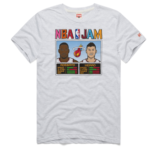 Homage Miami Mashup Vol. 2 Tyler Herro & Bam Adebayo NBA Jam Tee