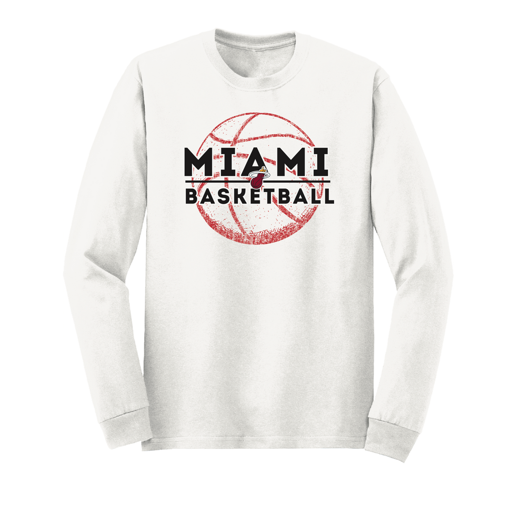 Miami HEAT Basketball Long Sleeve Tee MENSOUTERWEAR ITEM OF THE GAME    - featured image