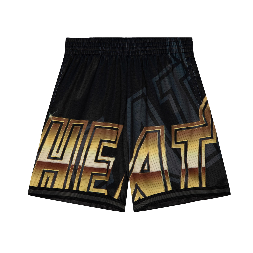 Mitchell and Ness Miami HEAT Big Face Shorts MENSPANTS MITCHELL & NESS    - featured image