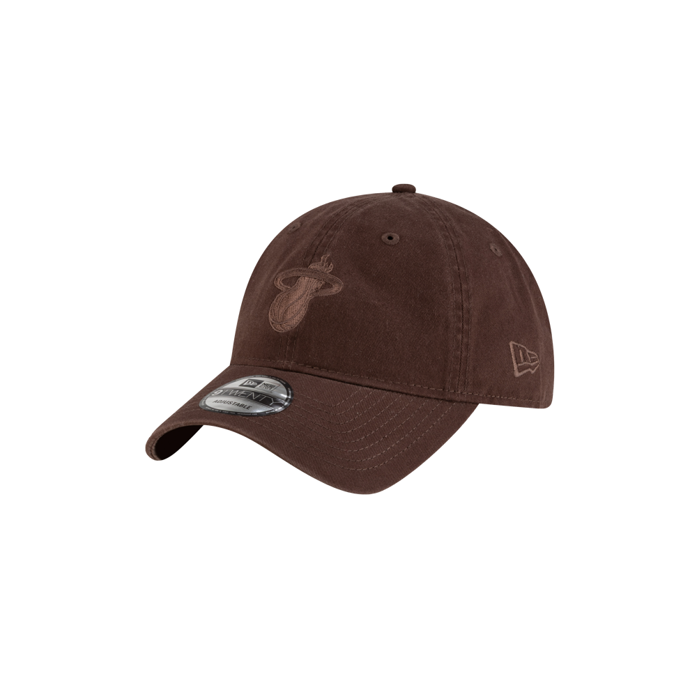 Court Culture Ball & Flame Chocolate Dad Hat |Miami HEAT| Dad Hat