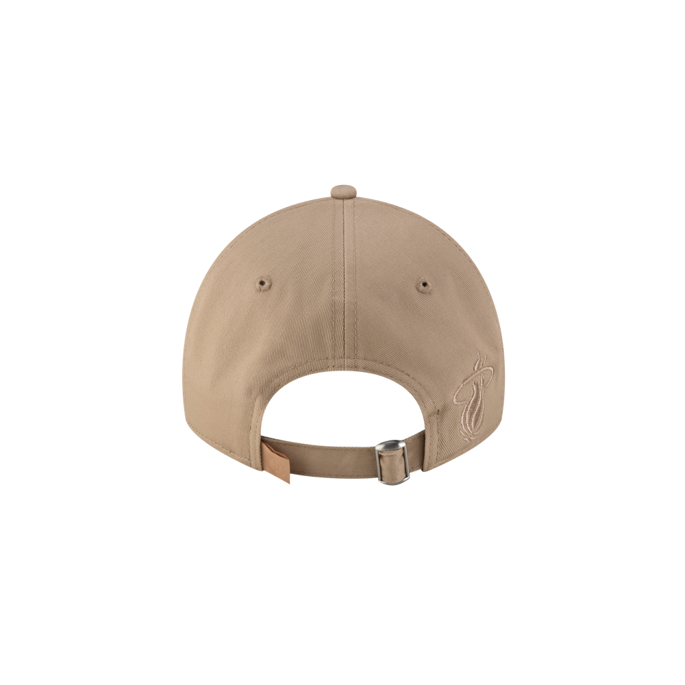The Court Culture Original Vice Nights Wordmark Dad Hat in sand features an adjustable strap with metal buckle, subtle embroidered logo on the right side, and is one size fits most. Spot clean for best care.