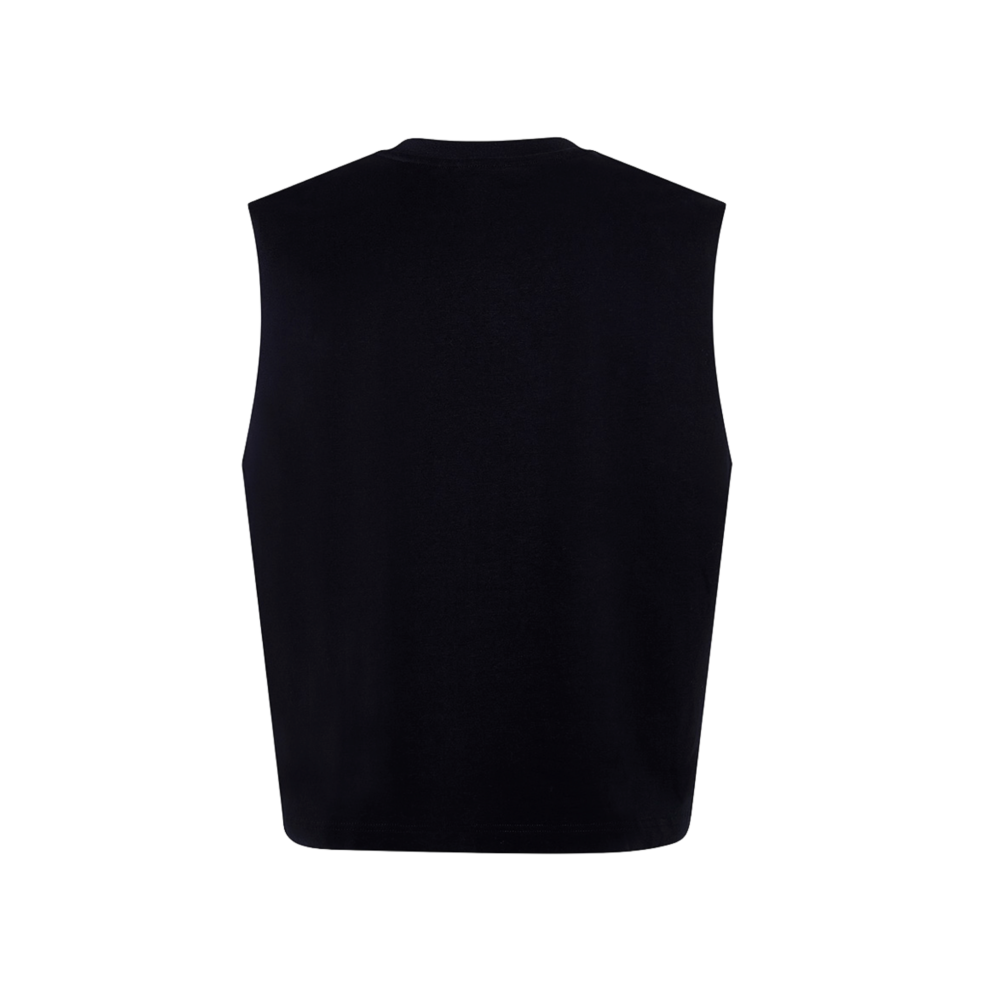 Introducing the Court Culture x Hype & Vice Tank by Court Culture, a premium sleeveless black shirt with an athletic fit that’s perfect for Miami HEAT fans. Displayed on a plain white background and shown from the back, this tank combines style and comfort for game day or everyday wear.